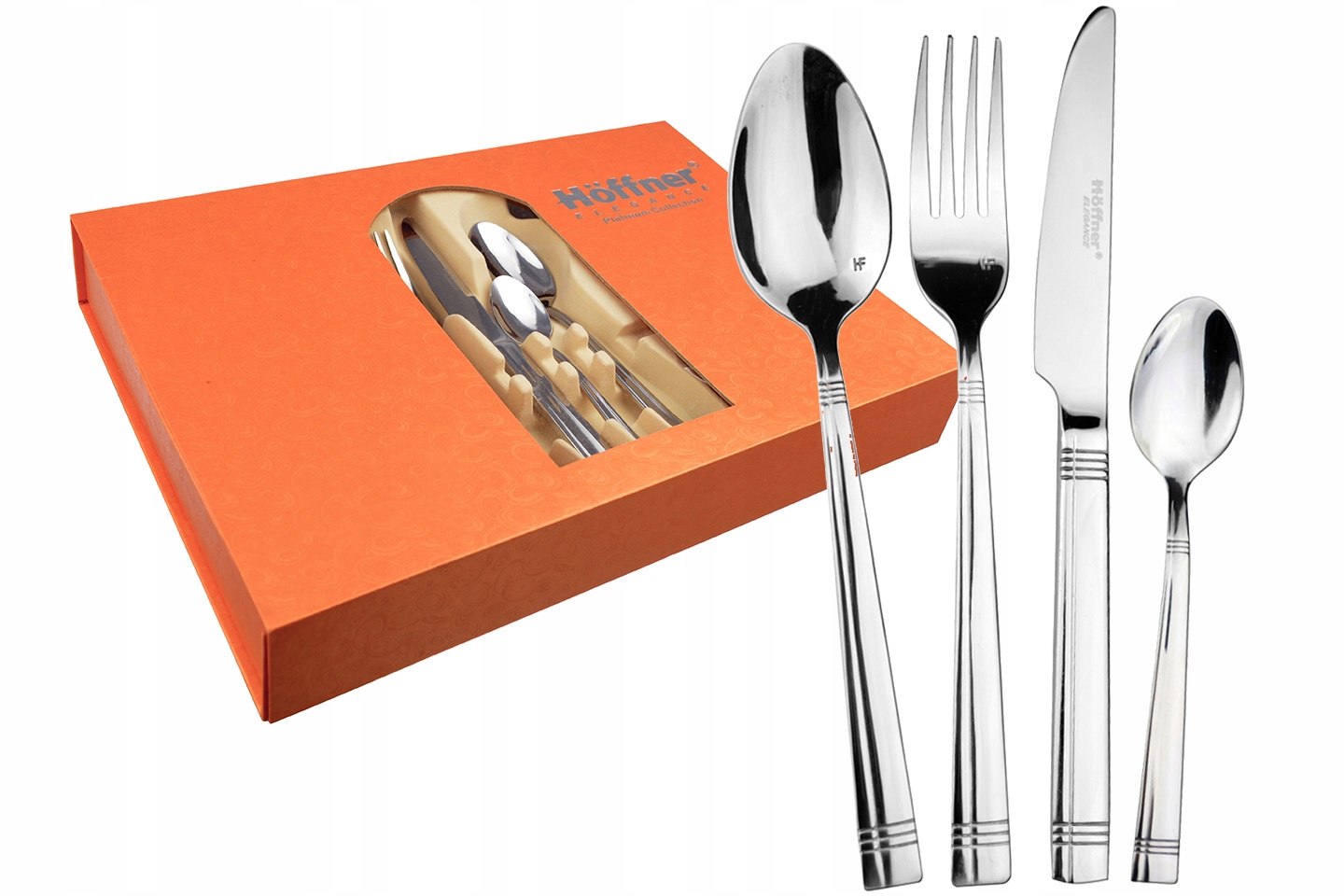 HOFFNER SZTUĆCE ZESTAW 24 EL. POŁYSK PRINCES 2943M