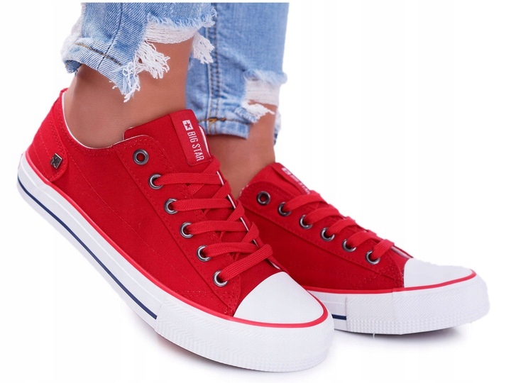 

Trampki Damskie Big Star Czerwone DD274339 37