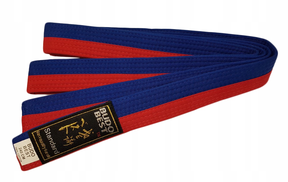 Pas Do Kimona Dwukolorowy Taekwondo 240 cm