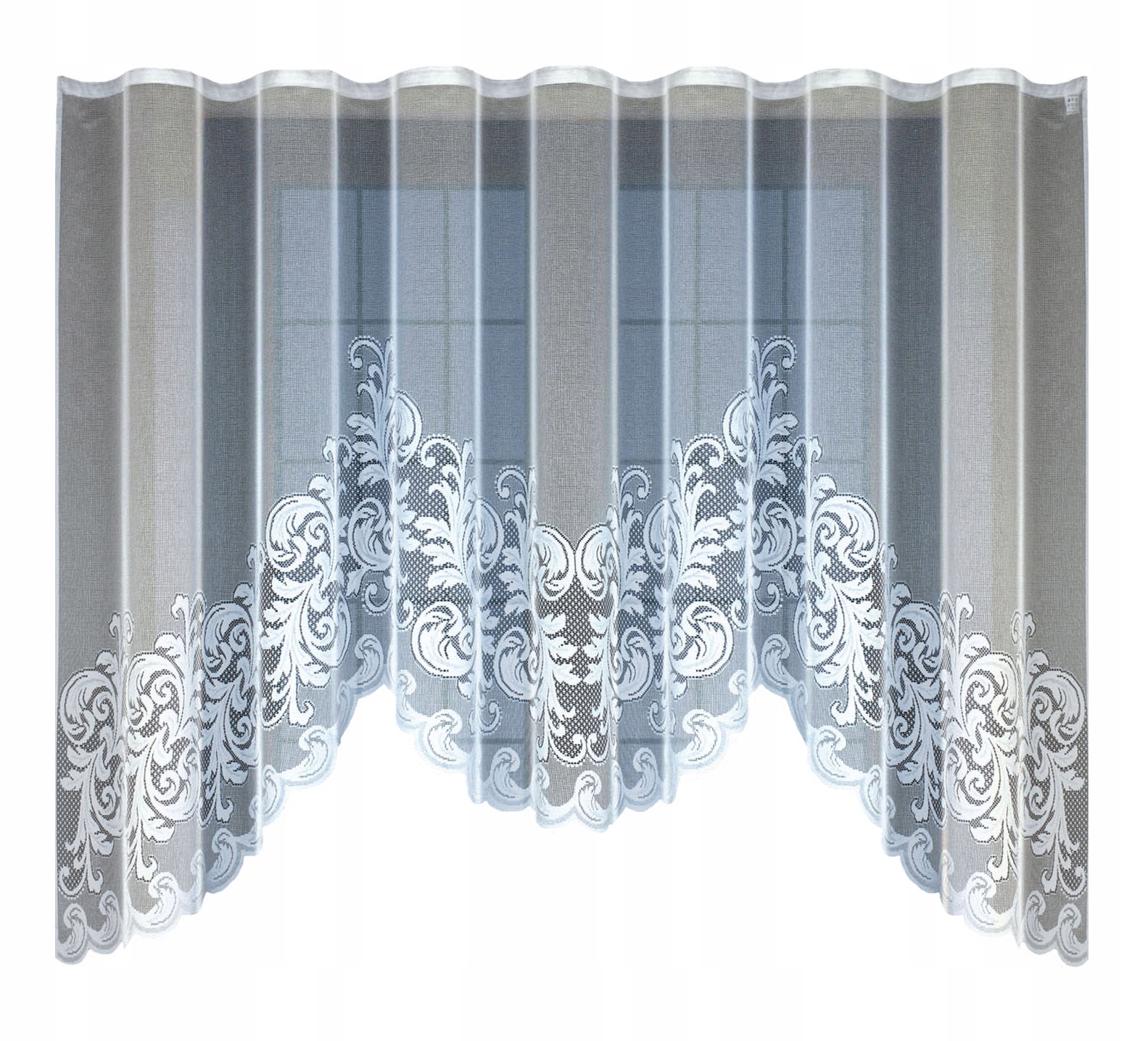 

Biała Firanka Żakardowa 24203 Rozmiar: 175x300 CM