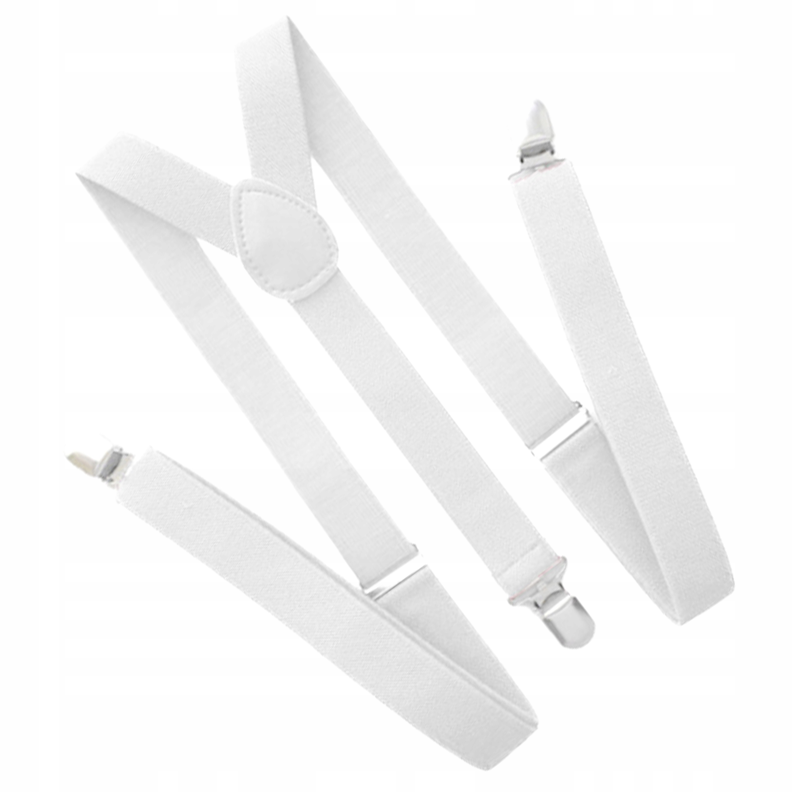 

Szelki do spodni męskie damskie Unisex 2,5 Białe