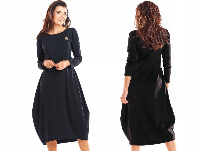 

dresowa Sukienka bombka Długi rękaw 36/38 S/m