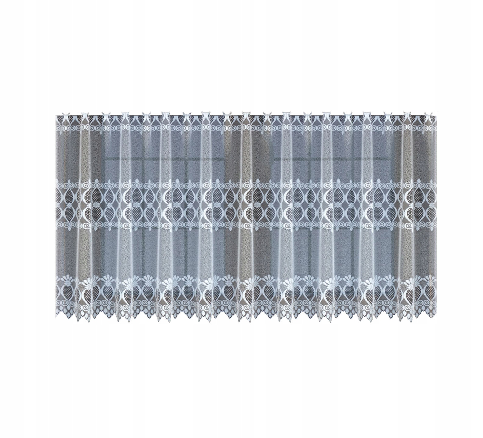 

Lambrekin żakardowy wys. 45 cm biały 34510