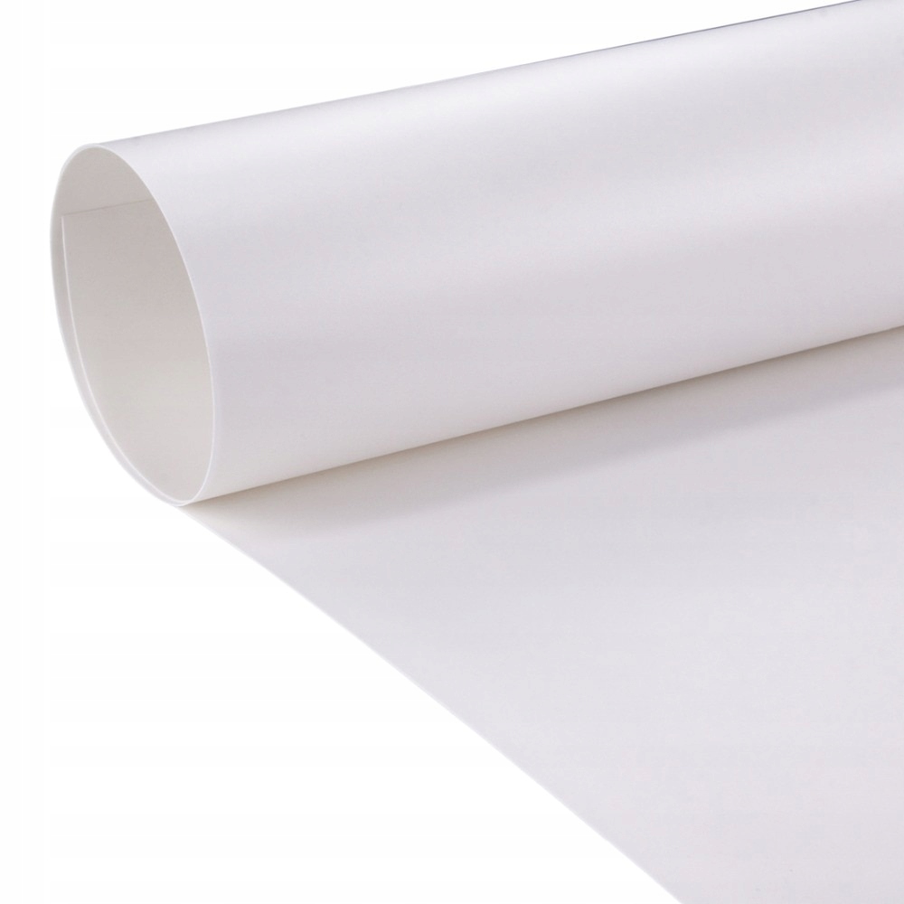 

Białe tło mat 100x200 pvc 1x2m polwinit wodoodporn