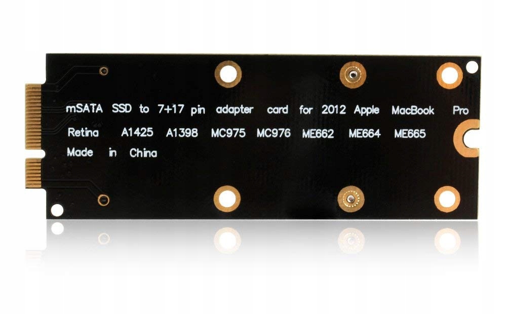 Adapter Macbook mSATA WulkanCenPL 1807 do Pro Retina 2012