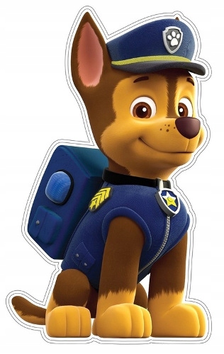 

Piankowa dekoracja na ścianę Psi Patrol Chase