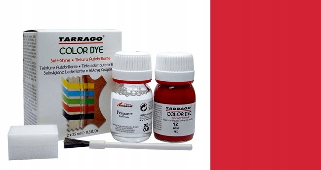 

Tarrago Color Dye Farba Lakier Skór Preparer 25ml