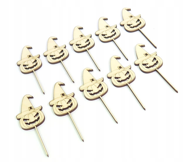 

10x Dekor Piker Decoupage Halloween 110x38mm UE92