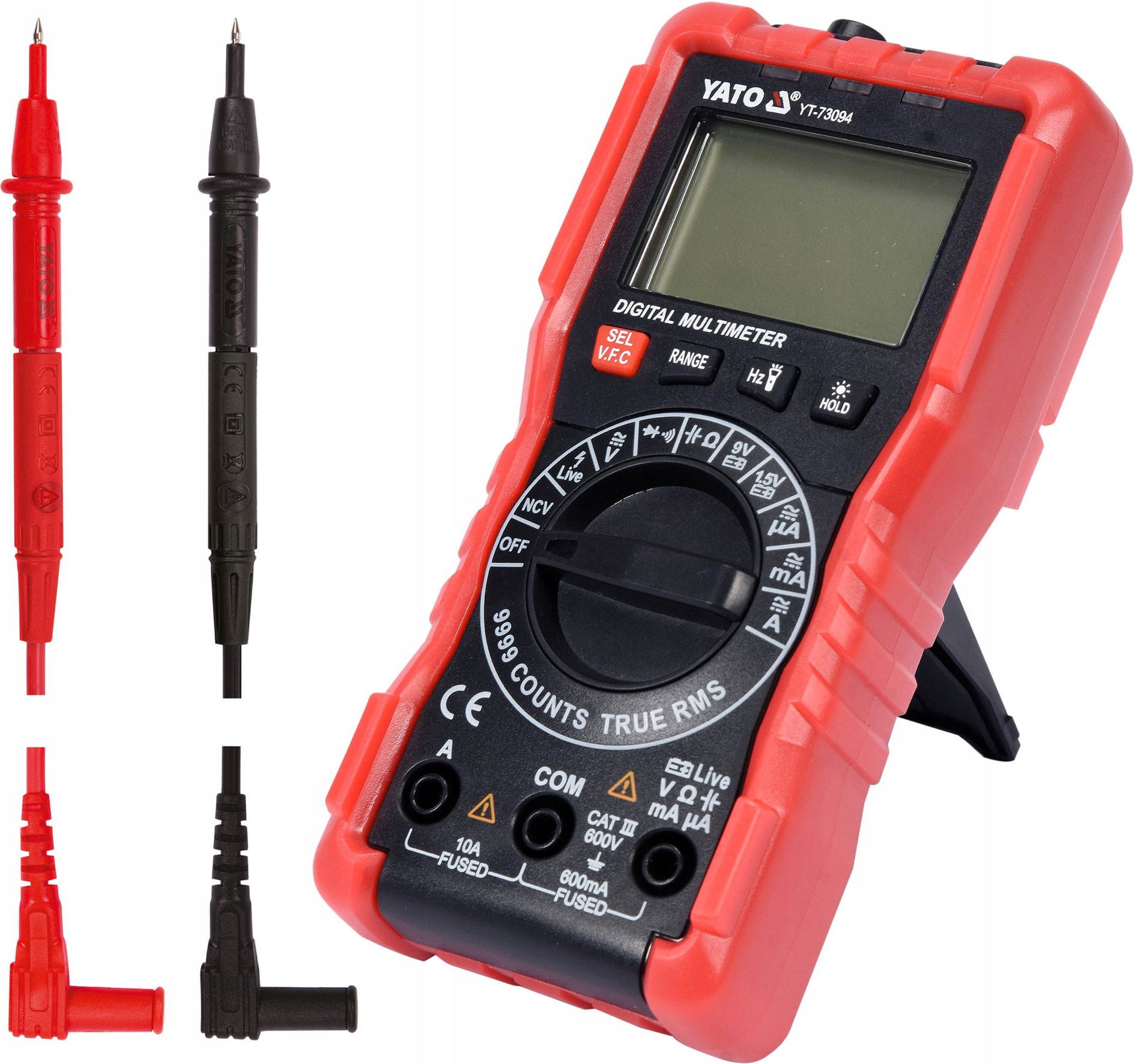 

Yato Miernik Cyfrowy Multimetr LCD Test Baterii