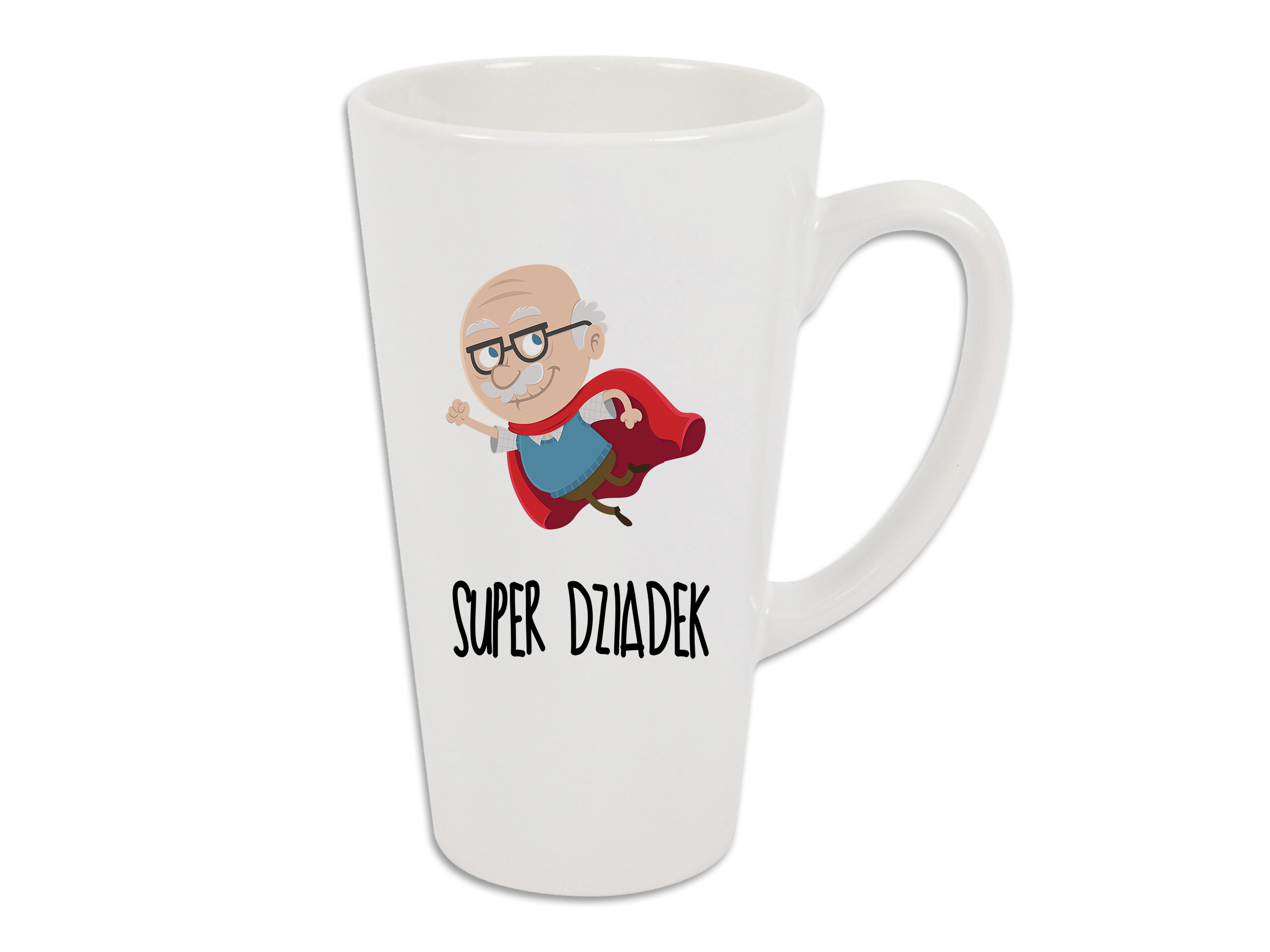 

Kubek Latte Super Dziadek Na Prezent Wzory 450ml
