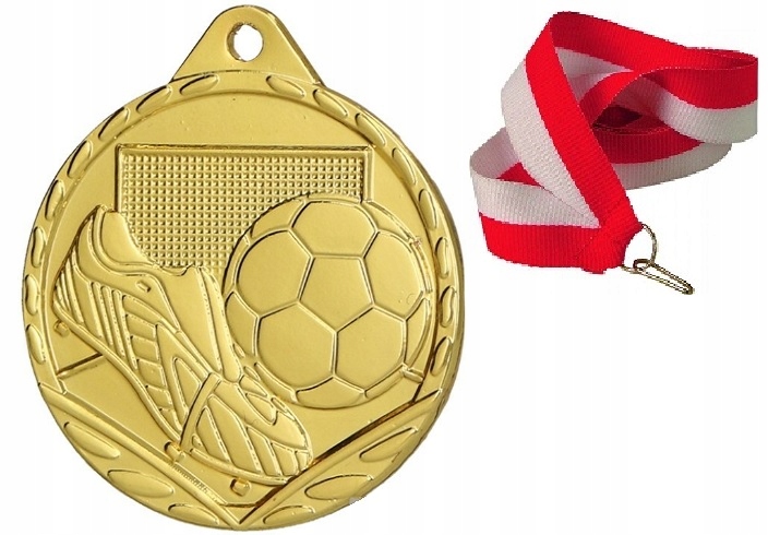 Medal Złoty Sre Br Piłka Nożna Mały 32MM Wstążka