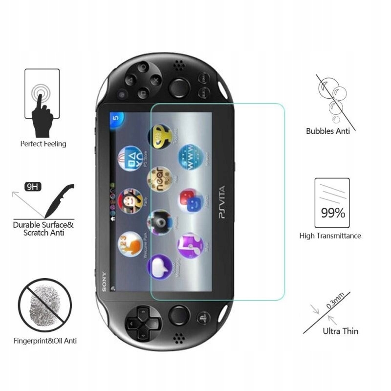 SZKŁO HARTOWANE GLASS+ SONY PS VITA 2000 Typ szkło ochronne
