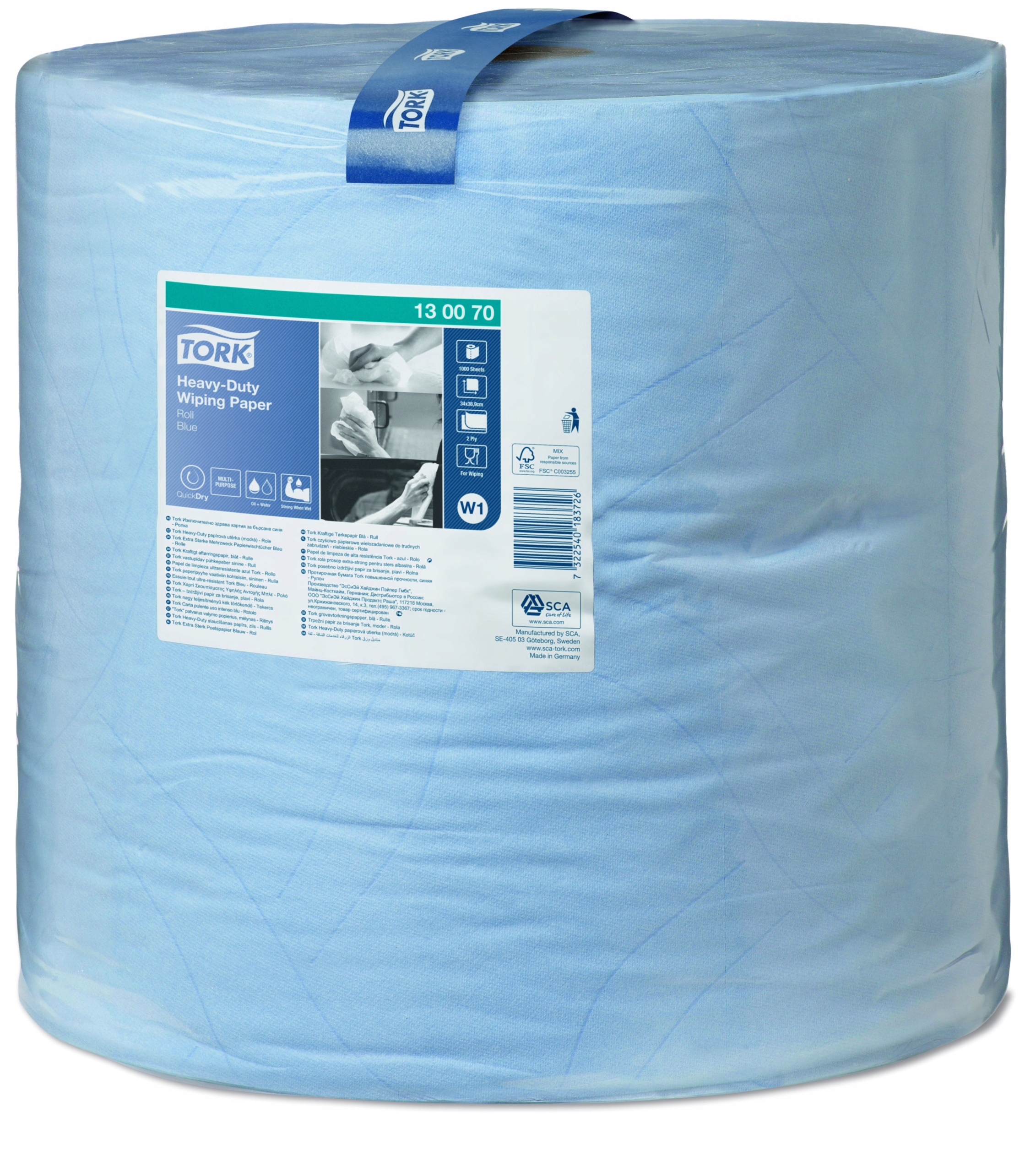 Čistiaca Utierka x1 Tork 130070 Blue 340 m