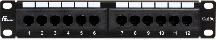 

Getfort Patch panel patchpanel Rack 10' 5e 12p Utp