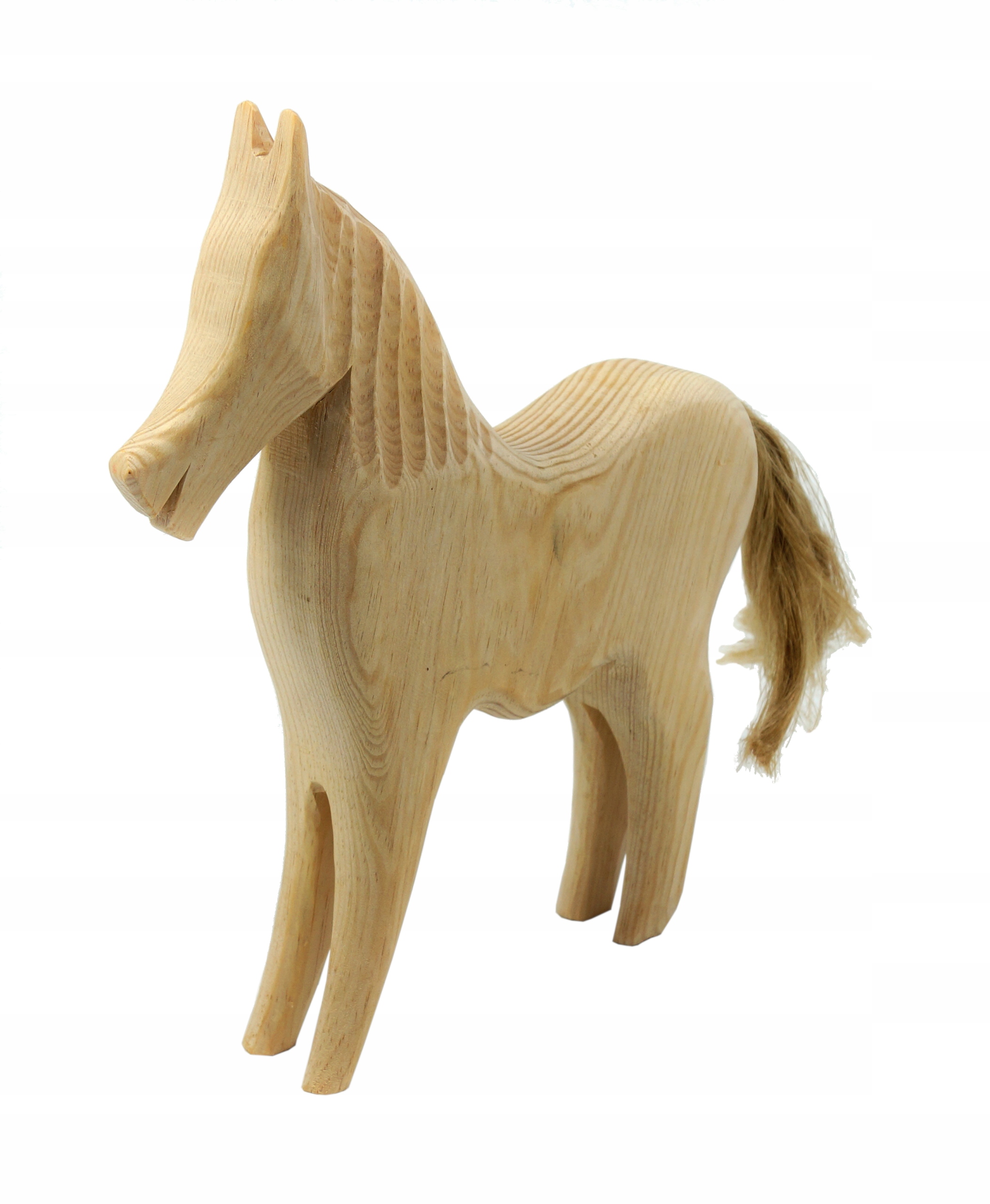 

Figurka drewniana Koń konik z drewna duży17cm