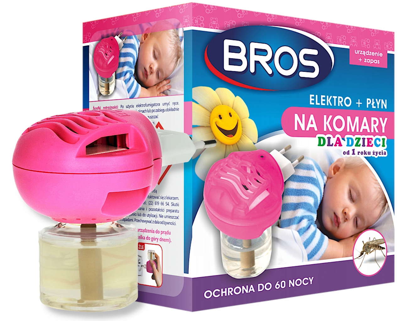 

Elektro Fumigator Na Komary Dla Dzieci Płyn Bros