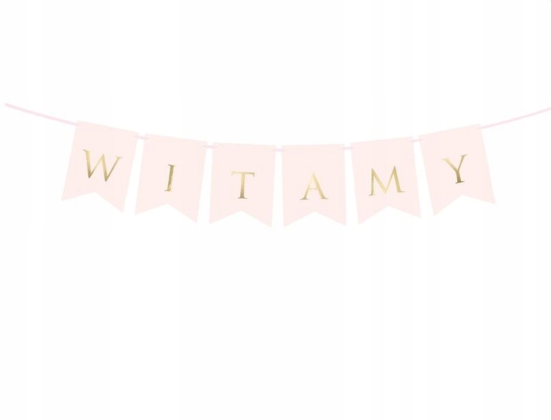 

Baner Girlanda Witamy Ślub Wesele Róż