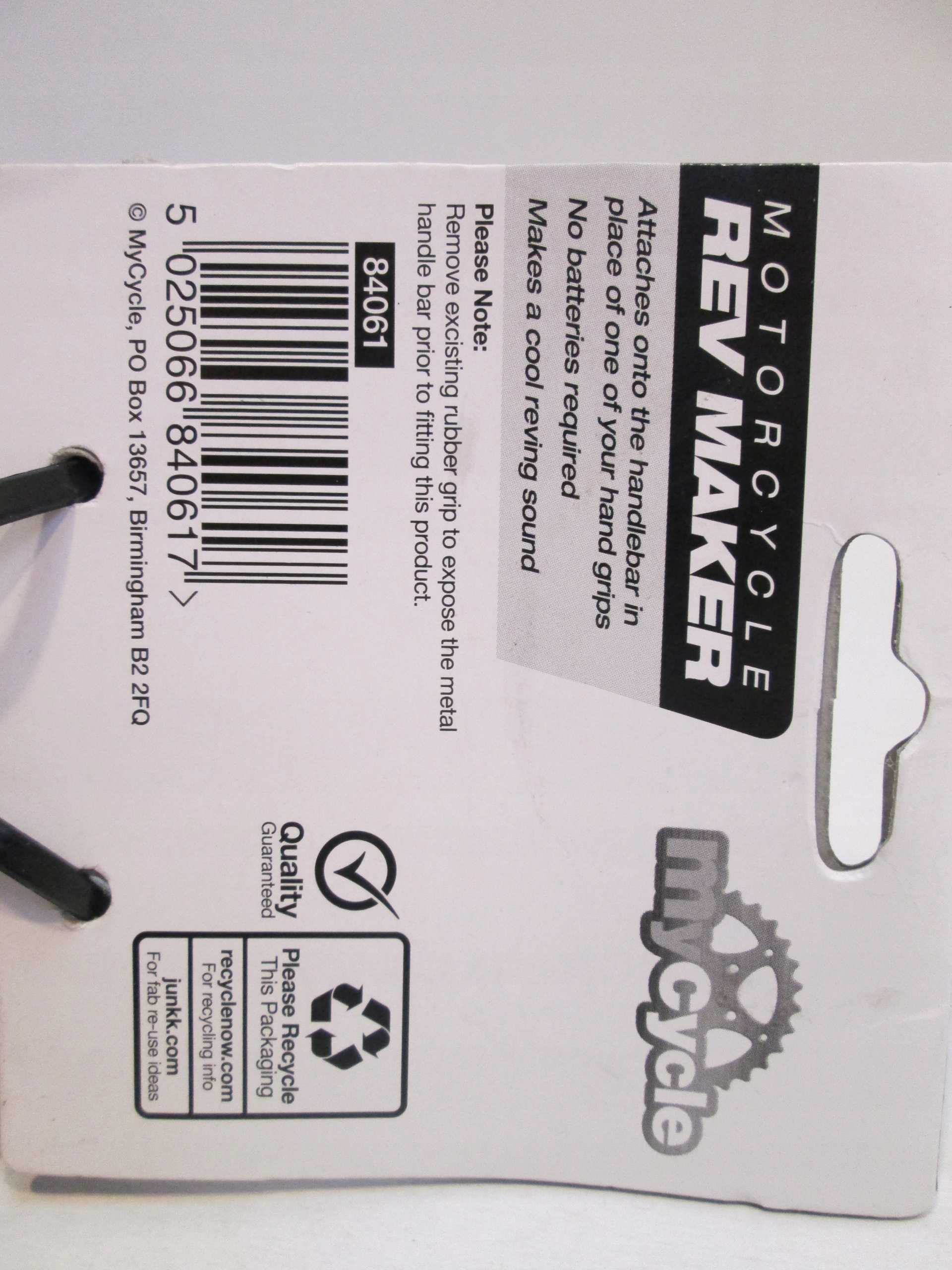 MANETKA RĄCZKA GAZU DZWONEK DŹWIĘK MOTOCYKLA MOTOR Model HANDLEBAR