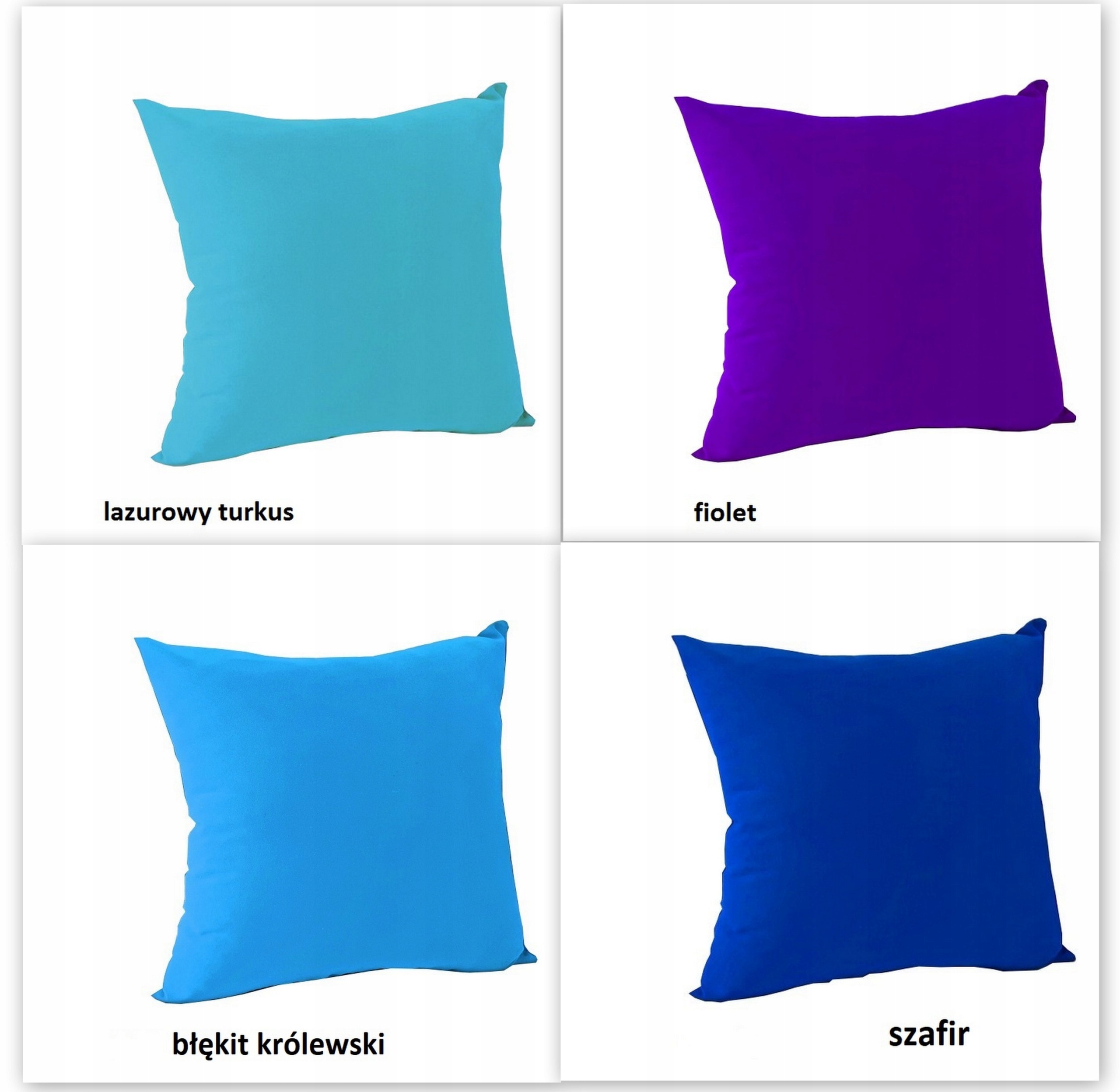 Poszewka na Poduszkę 40x40 Jasiek 25 kolorów Długość 40 cm