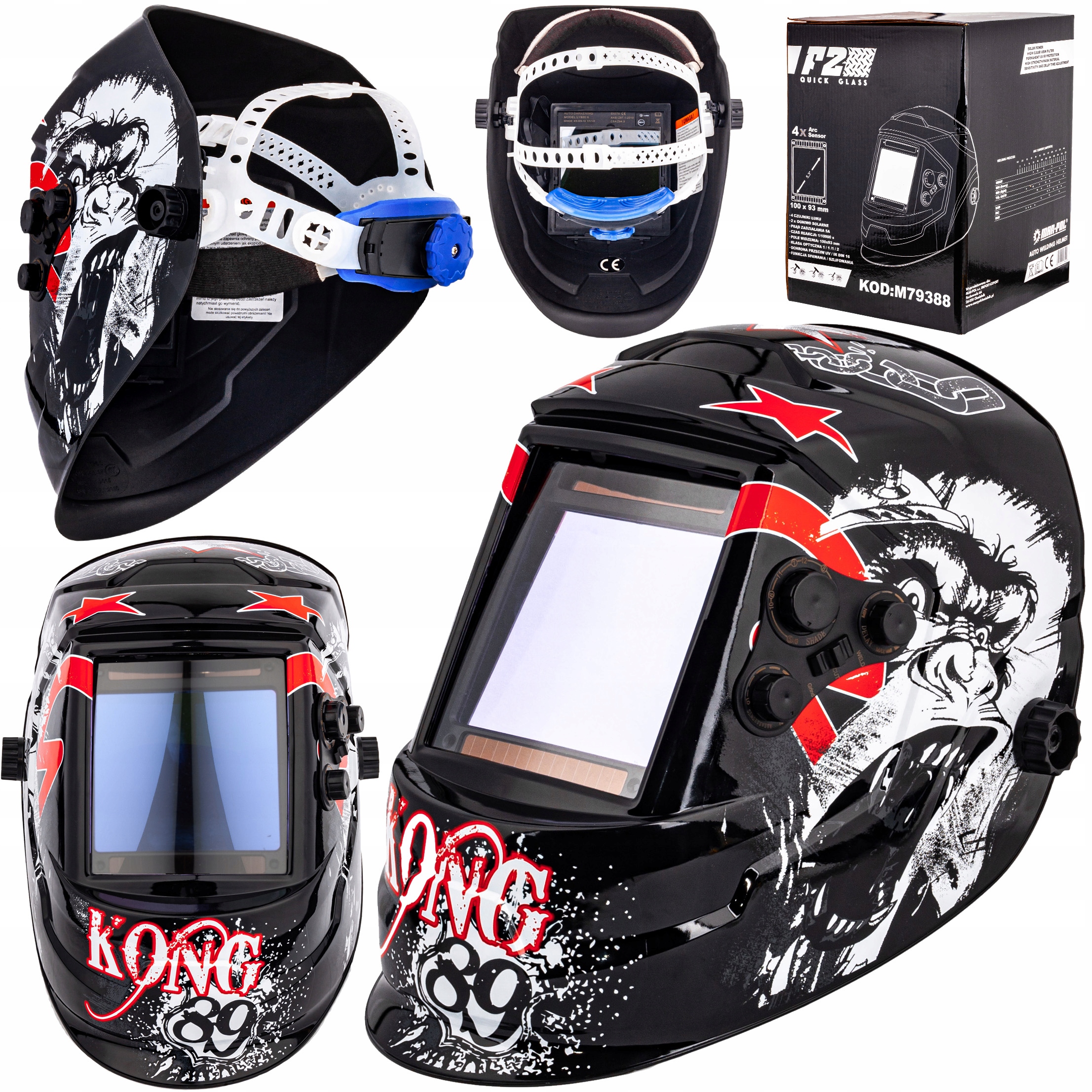 MASKA SPAWALNICZA PRZYŁBICA SAMOŚCIEMNIAJĄCA F2