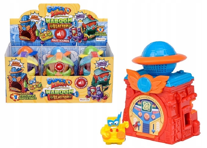

Super Zings Blaster Kaboom S3 Pojemnik Dźwięk