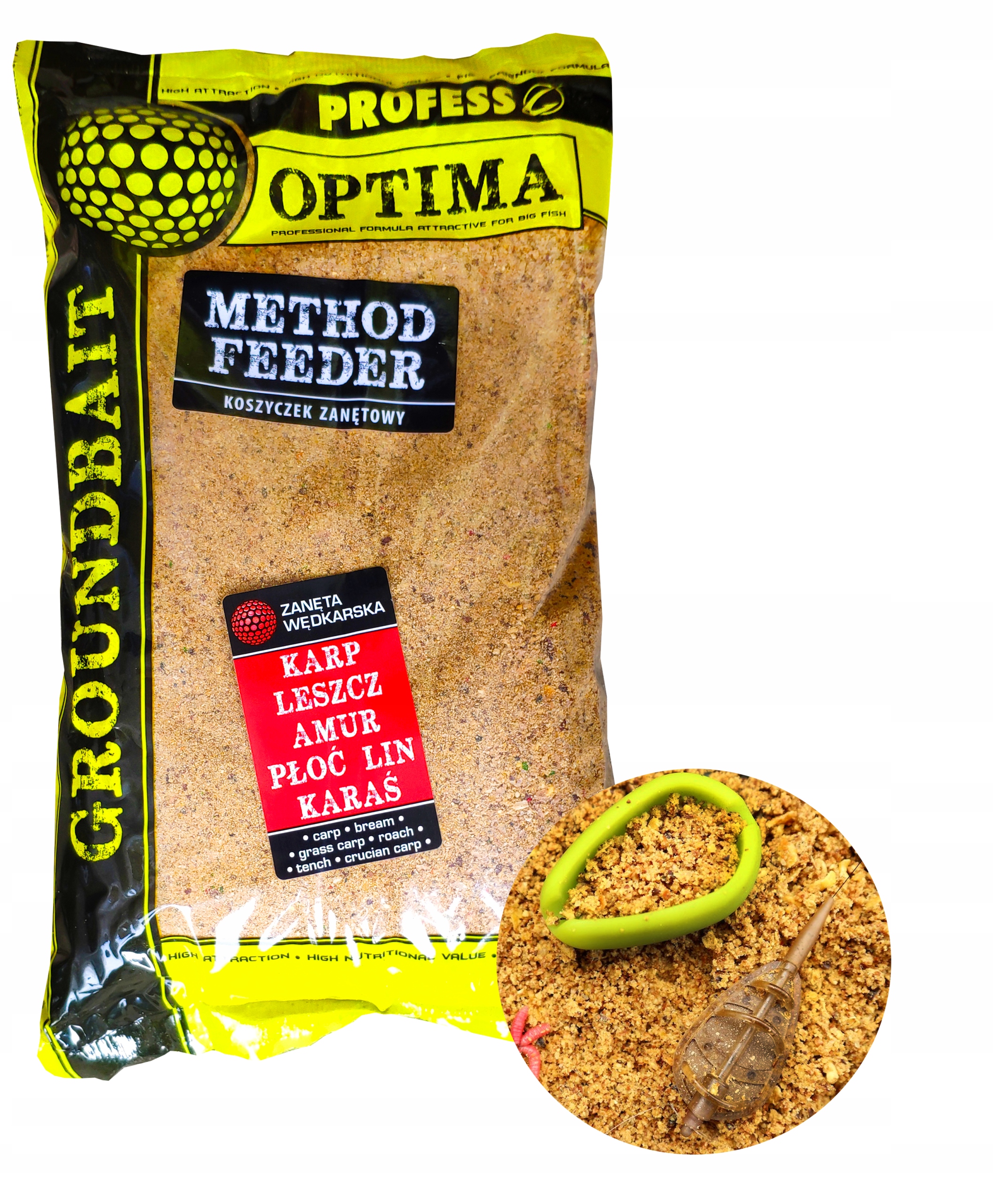 Profess Zanęta Optima 1kg Method Feeder