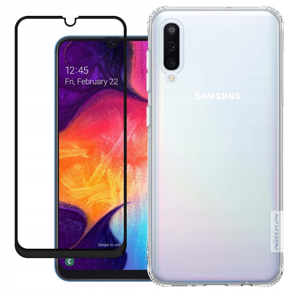 

Nillkin Nature Etui - Galaxy A50 +szkło Cały Ekran