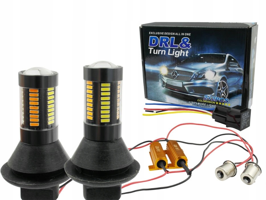 

Kierunkowskazy Światła Dzienne Led 2w1 Drl Turn