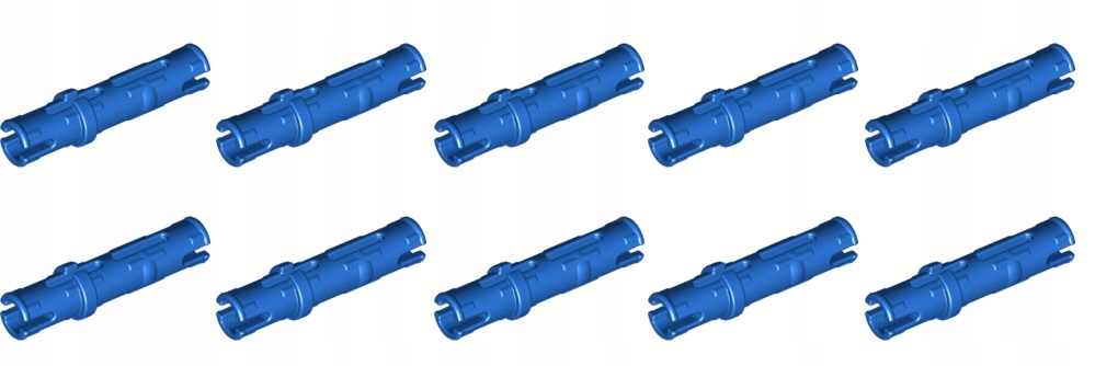 

Lego Technic Pin długi 6558 niebieski 10 szt