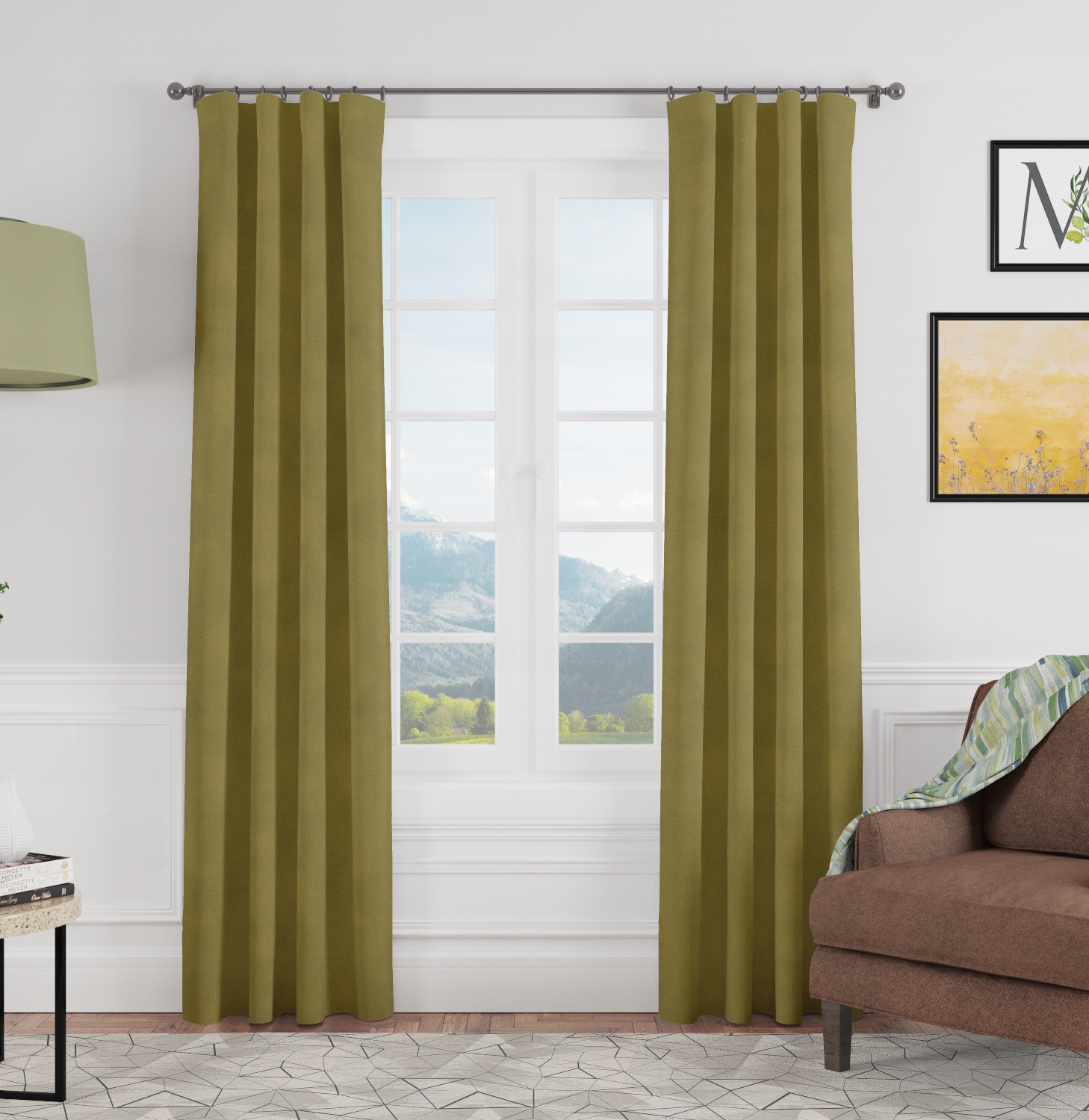 

Velvet Welur Zasłona Gotowa Na Taśmie 145X240