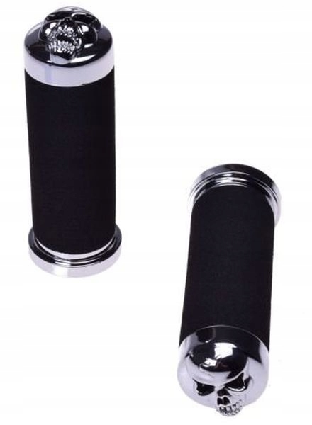 Manžety Chrom Čacha Skull Chopper Drag Pár