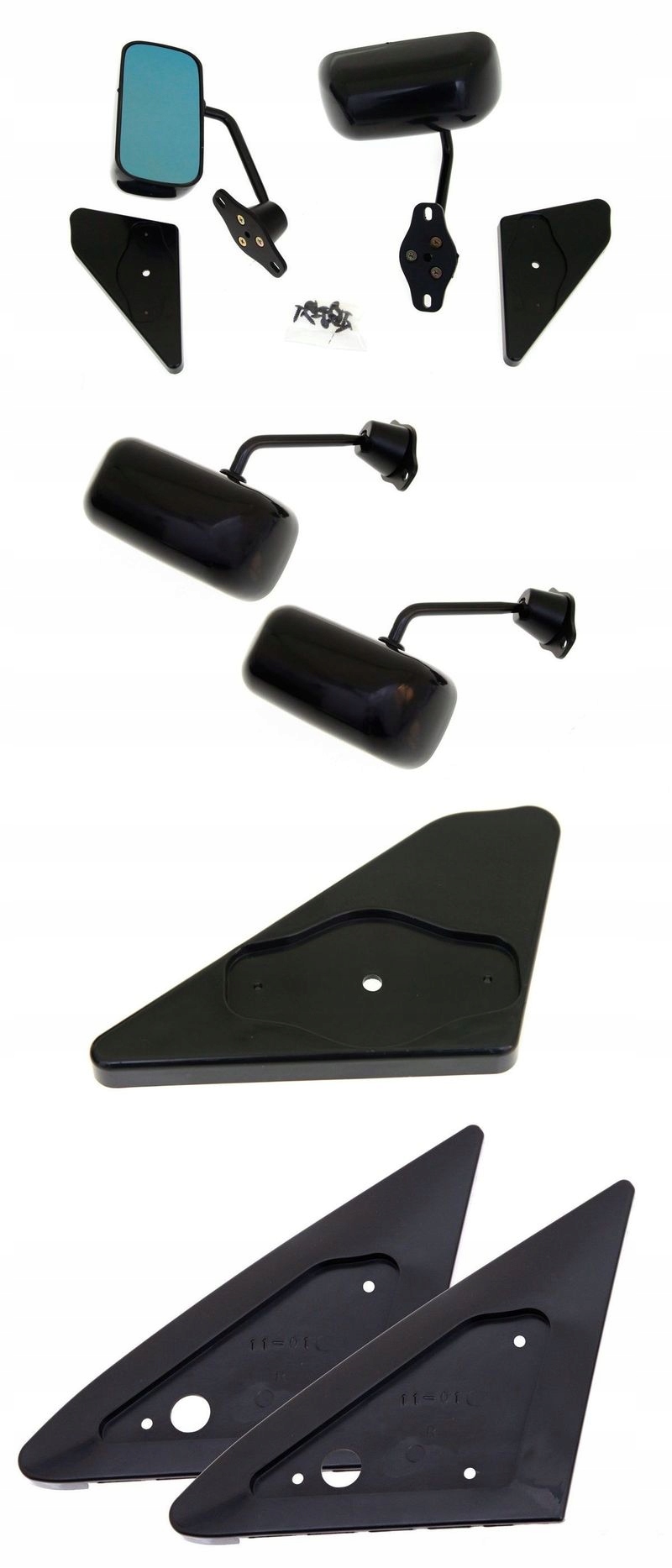 LUSTERKA TUNINGOWE F1 Audi A4 B5 95 01 ADAPTERY EAN 5903713048435