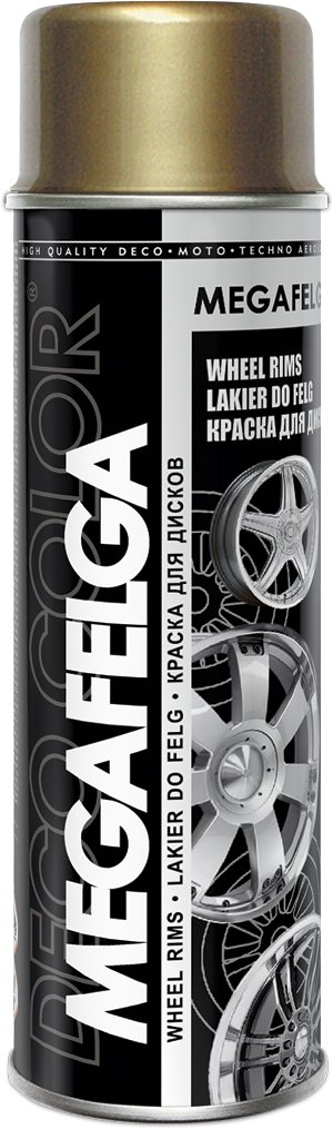 Deco Color Megafelga Lakier Akrylowy Do Felg Złoty 500 ML