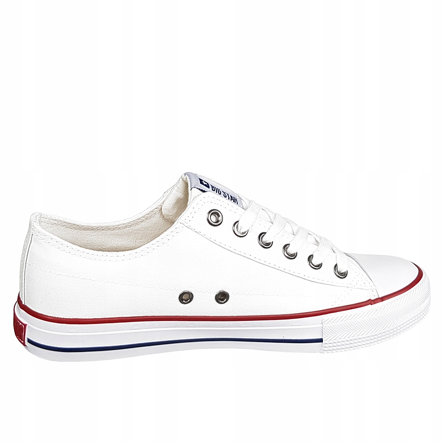 BIG STAR DD274336 klasyczne białe trampki damskie młodzieżowe r. 39 Kolor biały