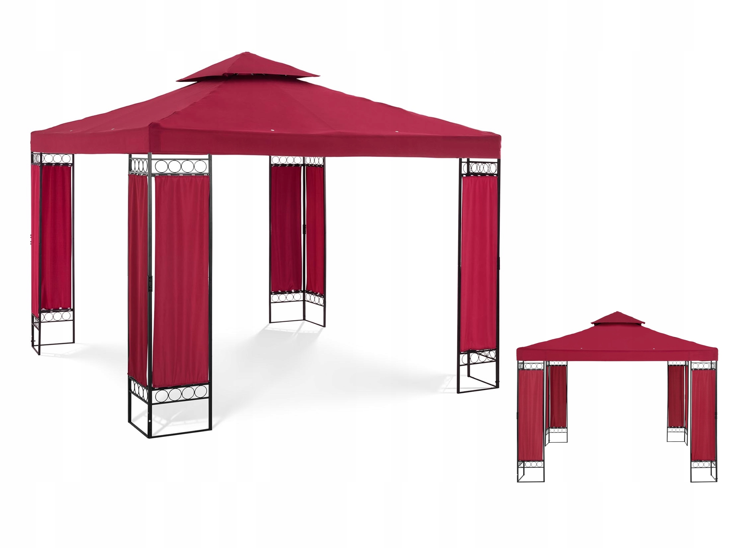 

Pawilon, Namiot Ogrodowy 3x3m W Kolorze Wina