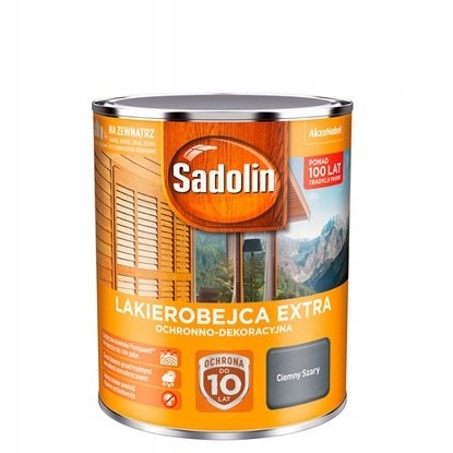

Sadolin Lakierobejca Extra 2,5L szary ciemny