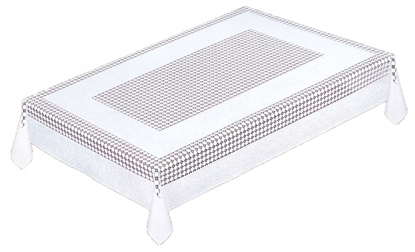 

!obrus Żakardowy Biały 20755 Rozmiar: 155x100 CM