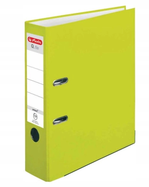 

Segregator Herlitz Q.file A4 8CM Szeroki Neon Gree
