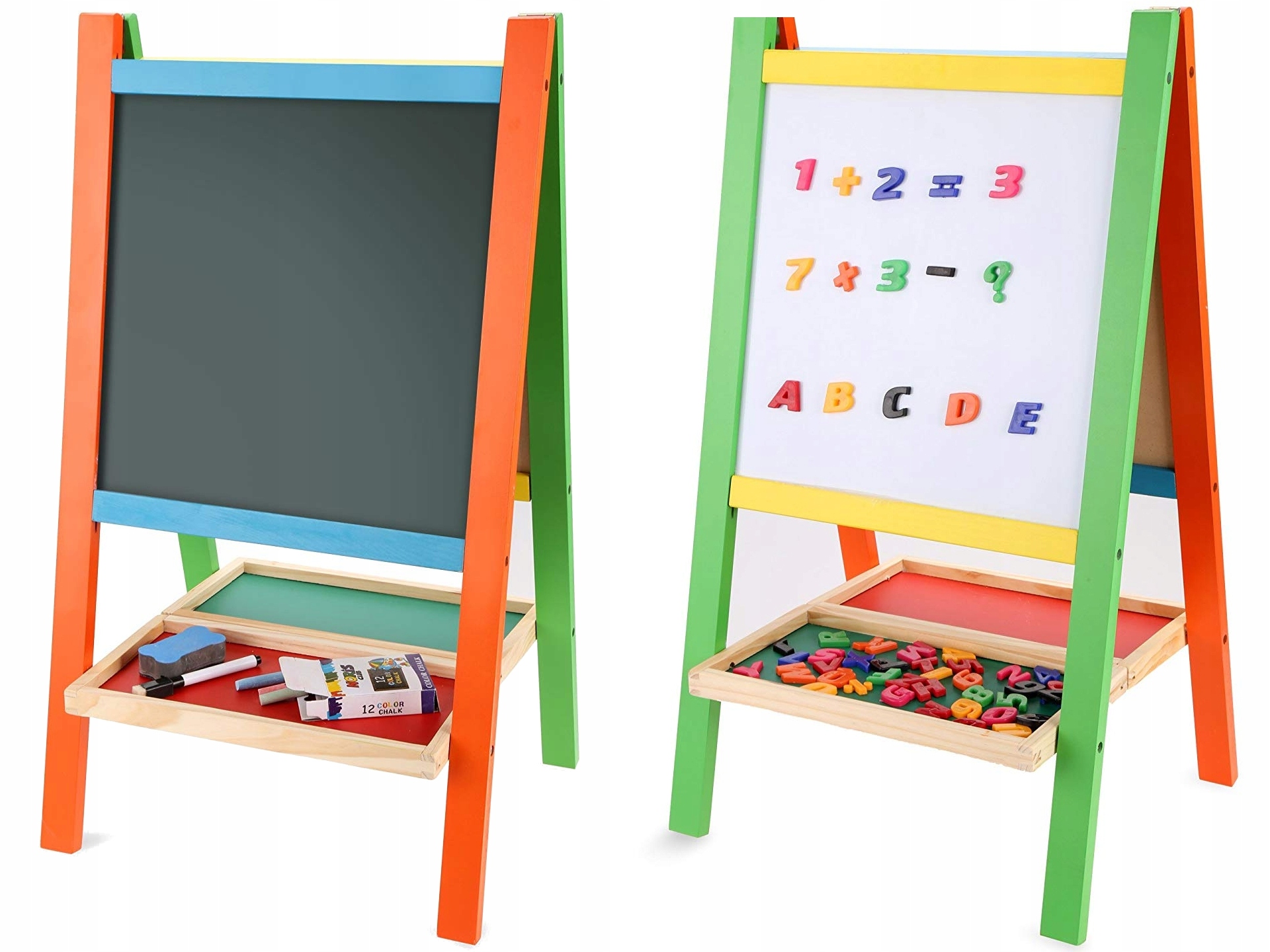 

Tablica edukacyjna 5w1 magnetyczno kredowa Gratisy