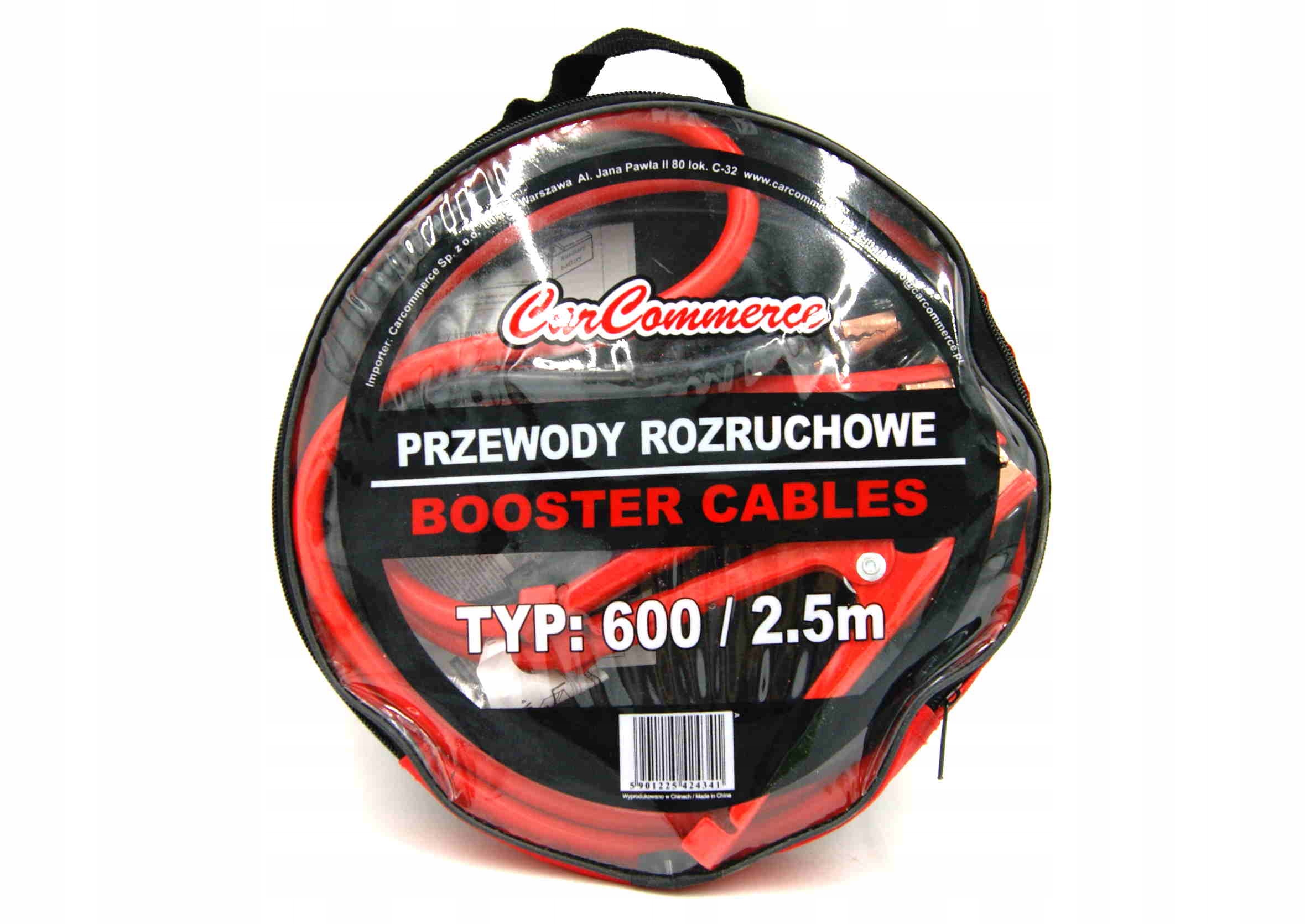 

Przewody Kable Rozruchowe 600A 2,5m