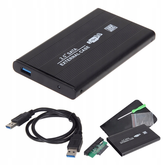 

Kieszeń Obudowa Na Dysk Hdd 2,5'' Sata USB3.0 1TB