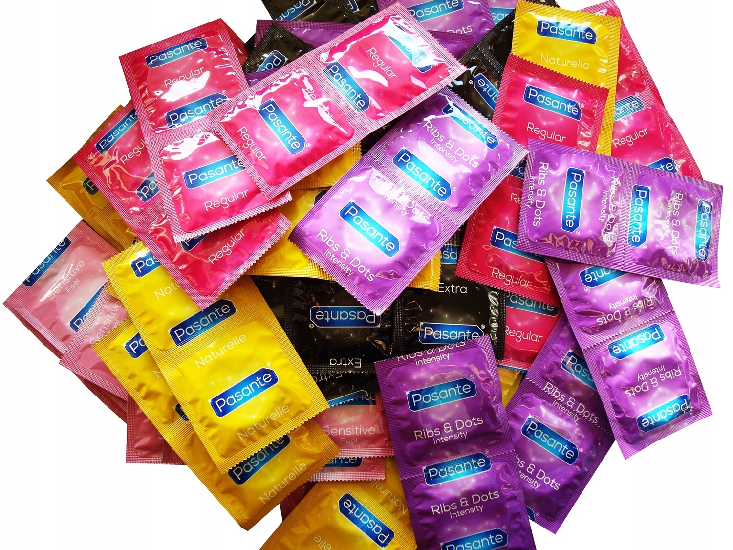 

Prezerwatywy Pasante MIX 100 Sztuk 5