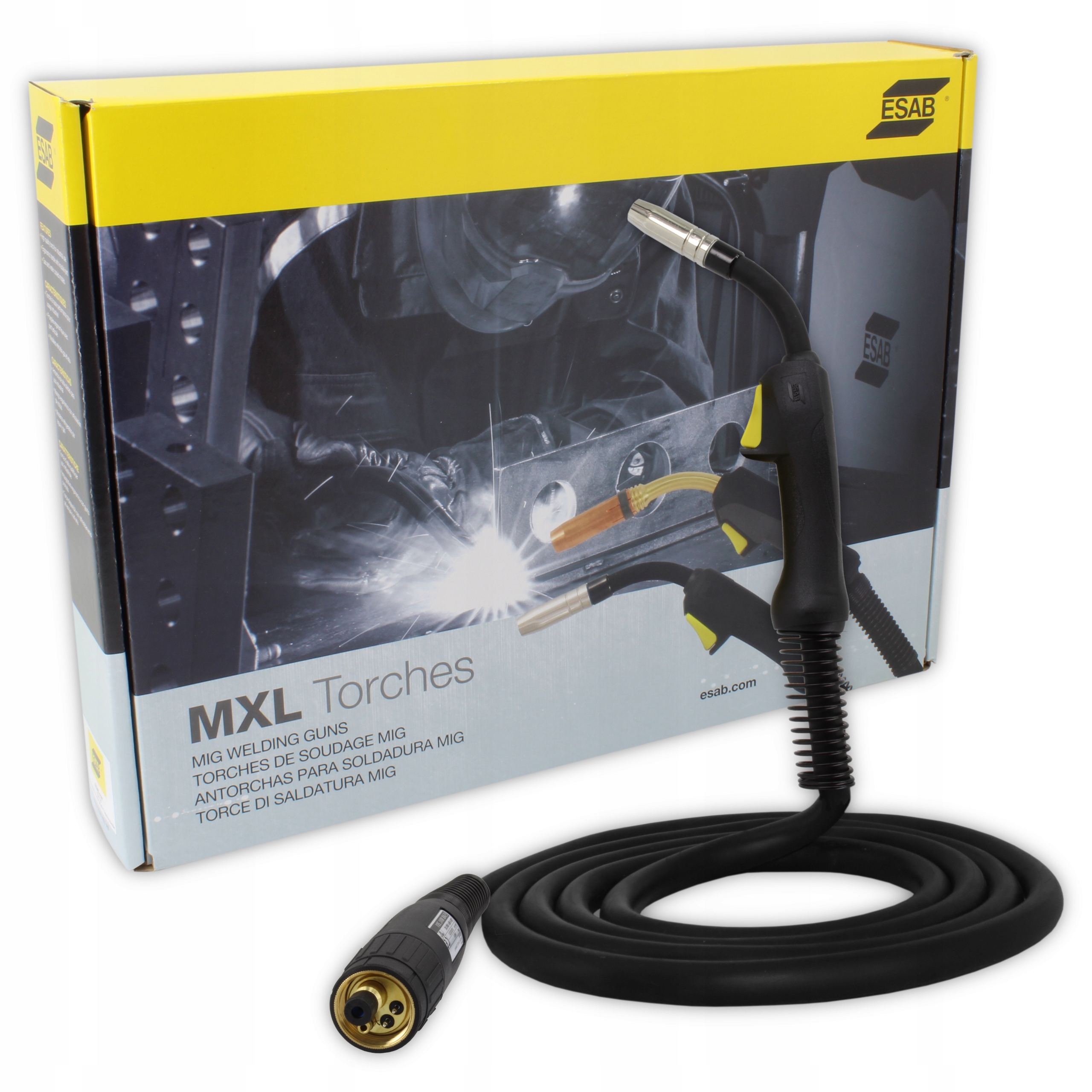

Uchwyt spawalniczy Esab MXL 201 4m Euro Mig MB-15