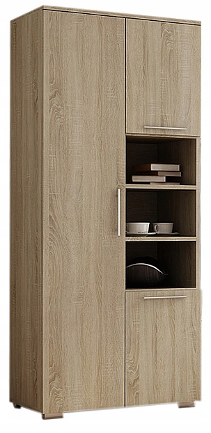 

Szafa Apollo Wieszak Półki 80 CM Dąb Sonoma
