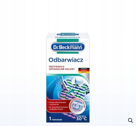 

Dr. Beckmann! Odbarwiacz Do Zafarbowanych Tkanin!!