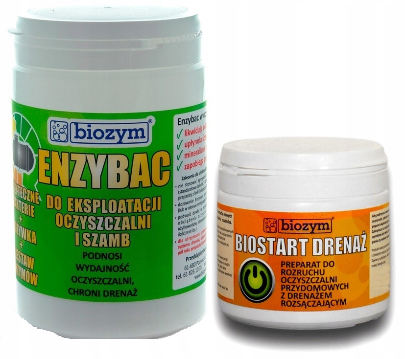 

Zestaw BioStart Drenaż + Enzybac 1 kg bakterie