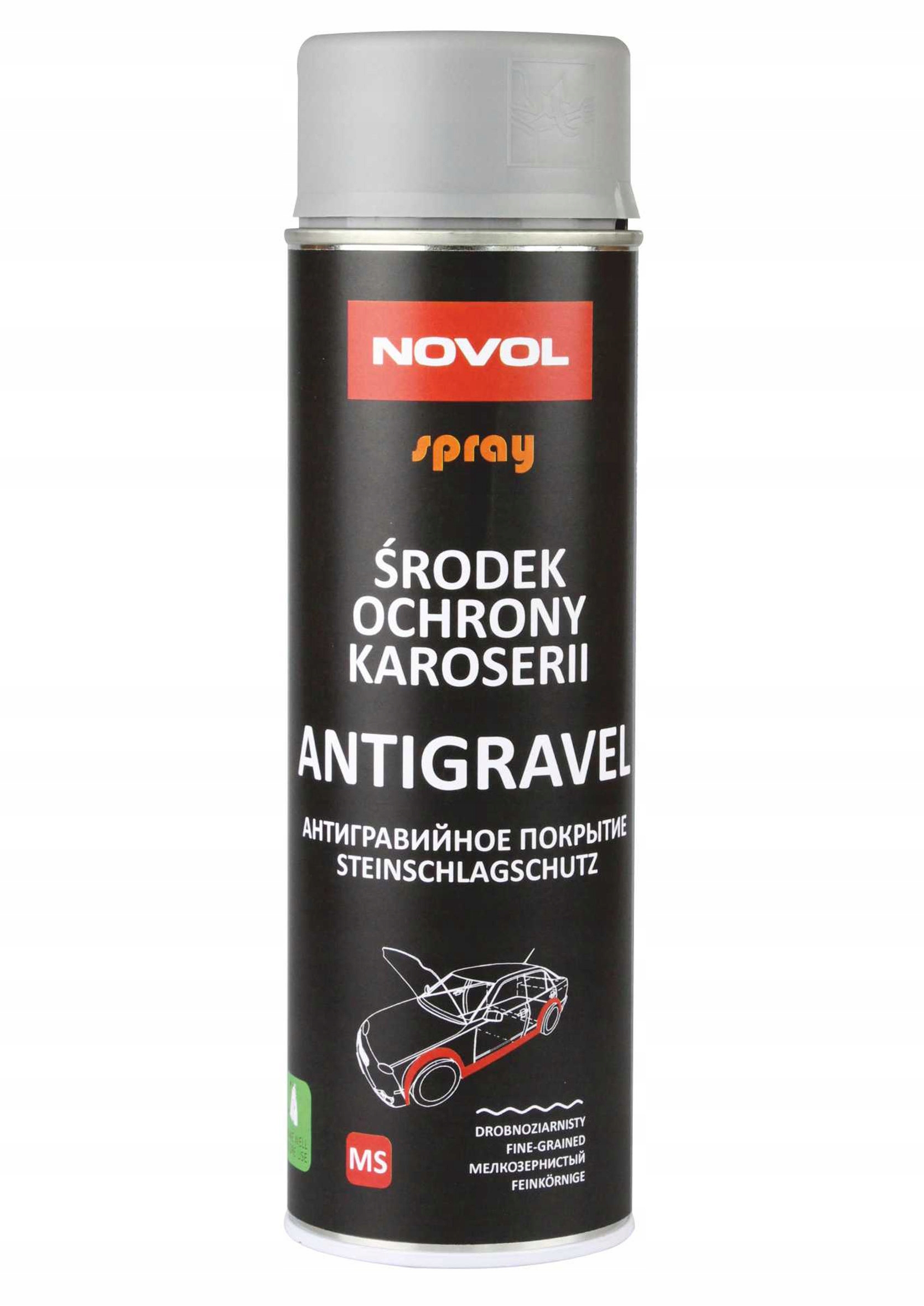 

Novol Baranek Do Karoserii Antigravel Szary 500ml