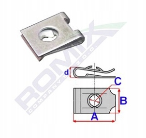 BLASZKA MONTAŻOWA ROMIX 16031 5szt Producent części Inny