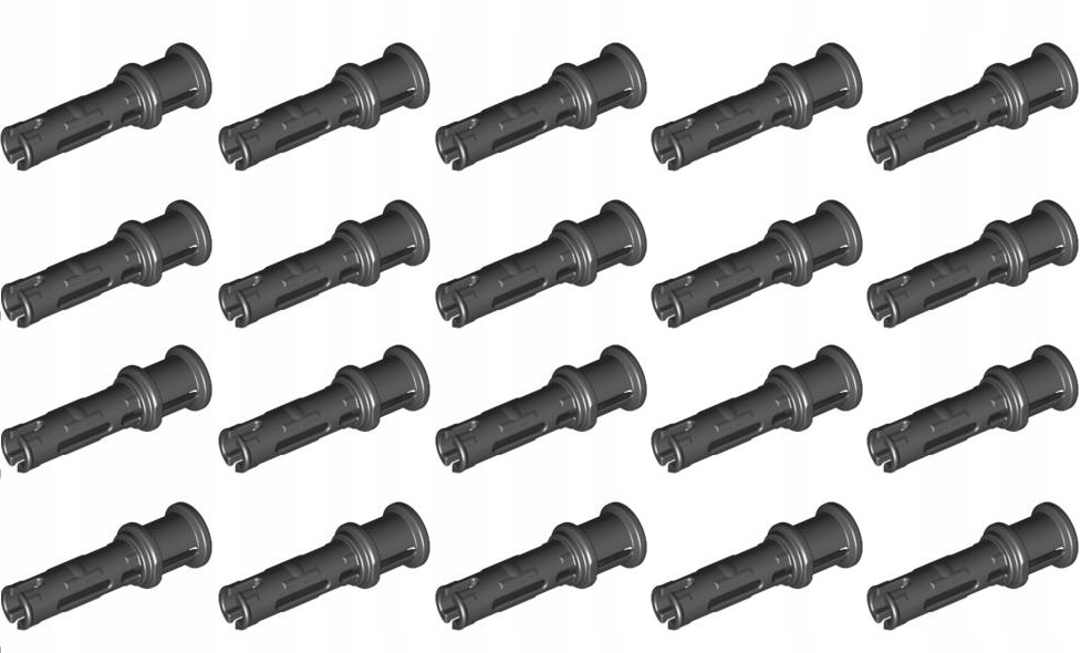 

Lego Technic Pin ze stopem 32054 czarny 20 szt