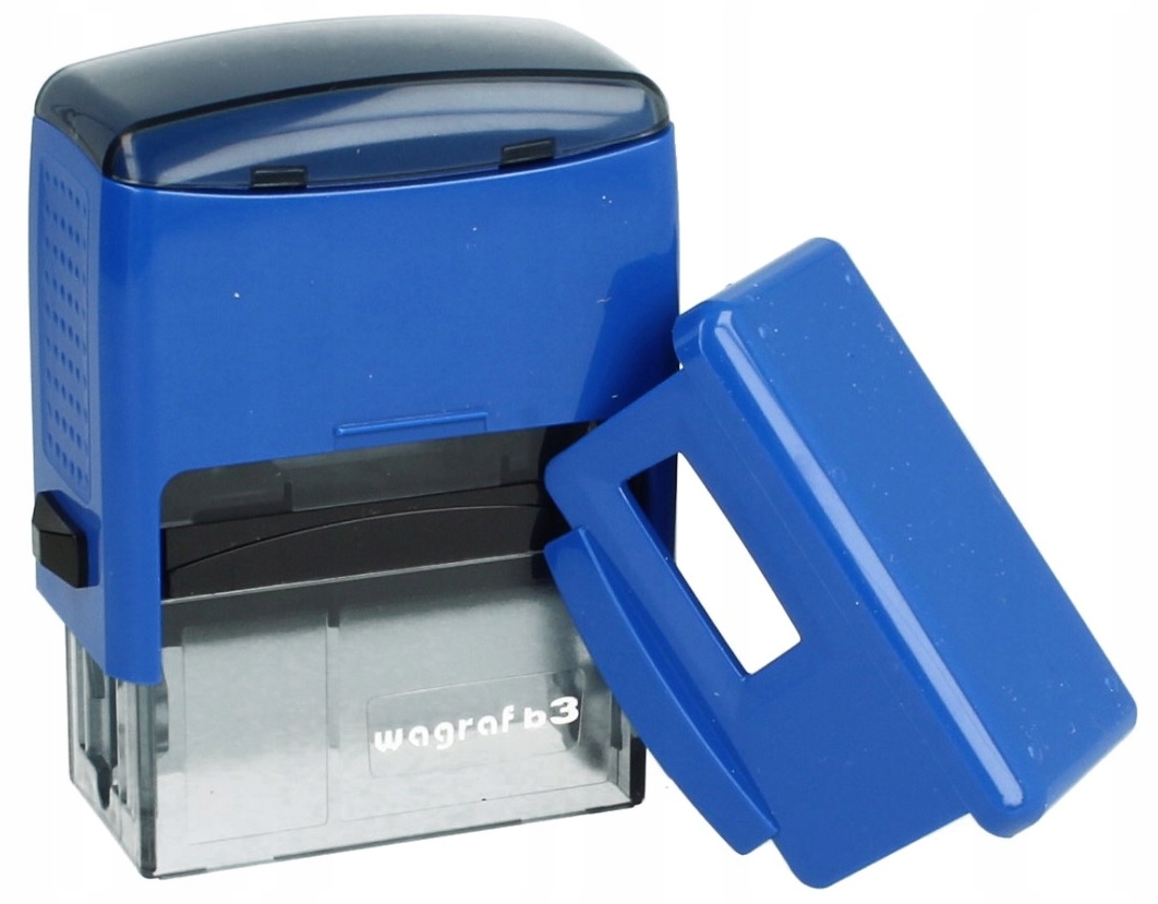 Pieczątka RÓŻOWA Imienna Wagraf B2s do 4 linii + Projekt + Gumka Rodzaj Automatyczna (samotuszująca)